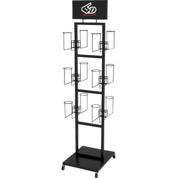 6D HELMETS FLOOR DISPLAY HELMET RACK 6D BOX 1 OF 2  90-4027