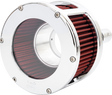 FEULING OIL PUMP CORP. Air Cleaner - BA Race Series - Chrome - Clear Cover - Red - M8 5428