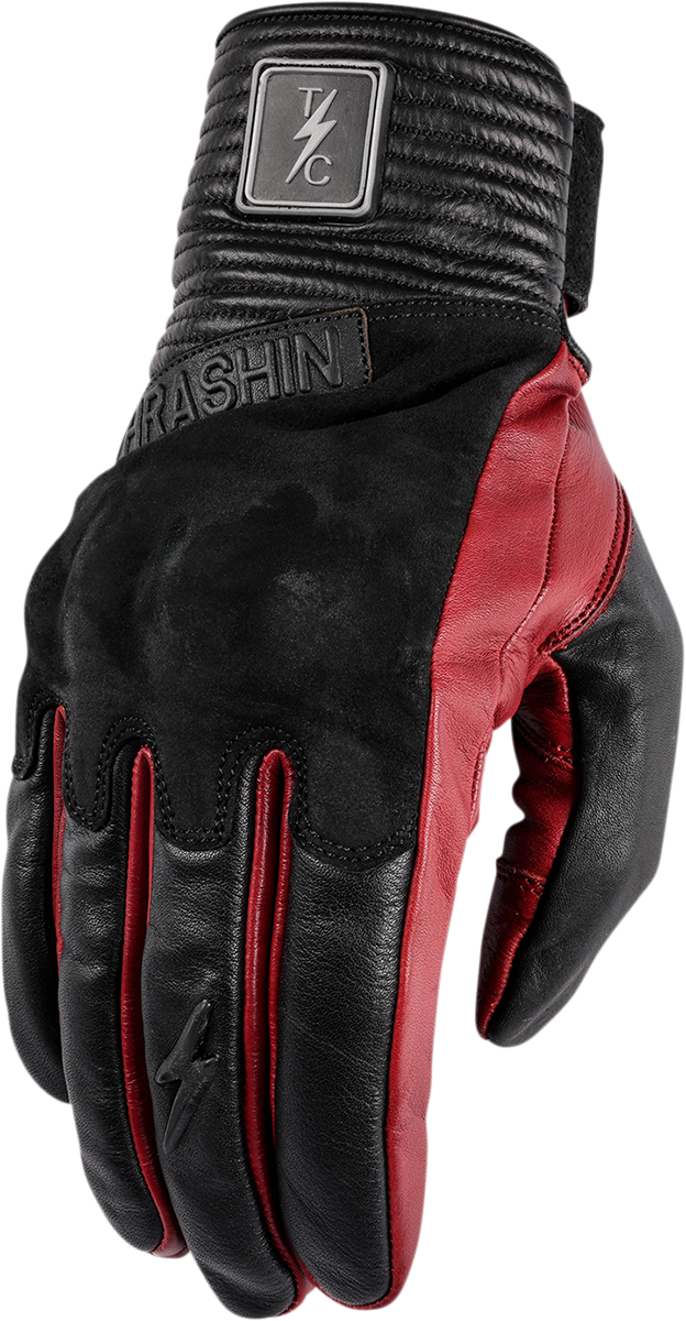 THRASHIN SUPPLY CO. Boxer Gloves - Red - Small TBG-02-08