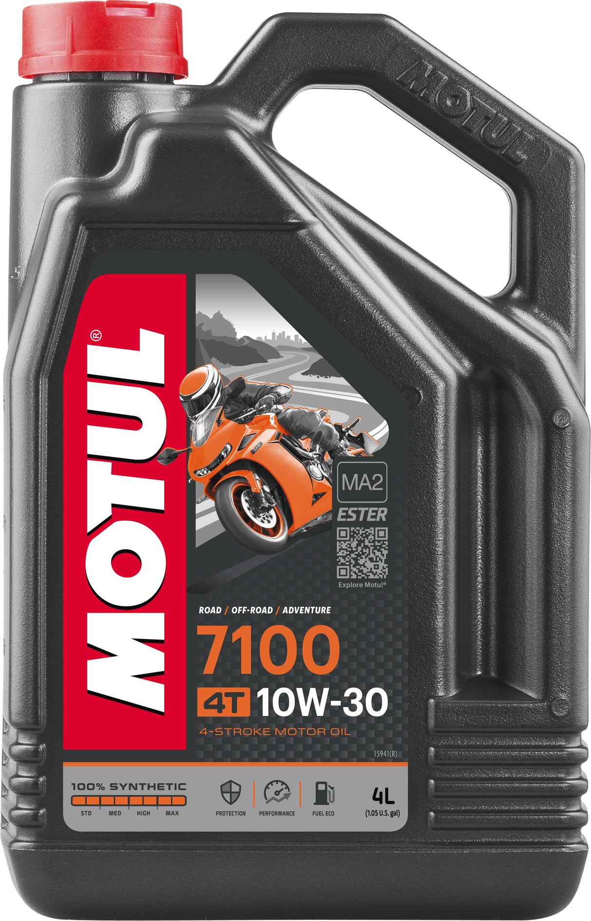 MOTUL7100 4t 10w30 4-L 4/Case104090