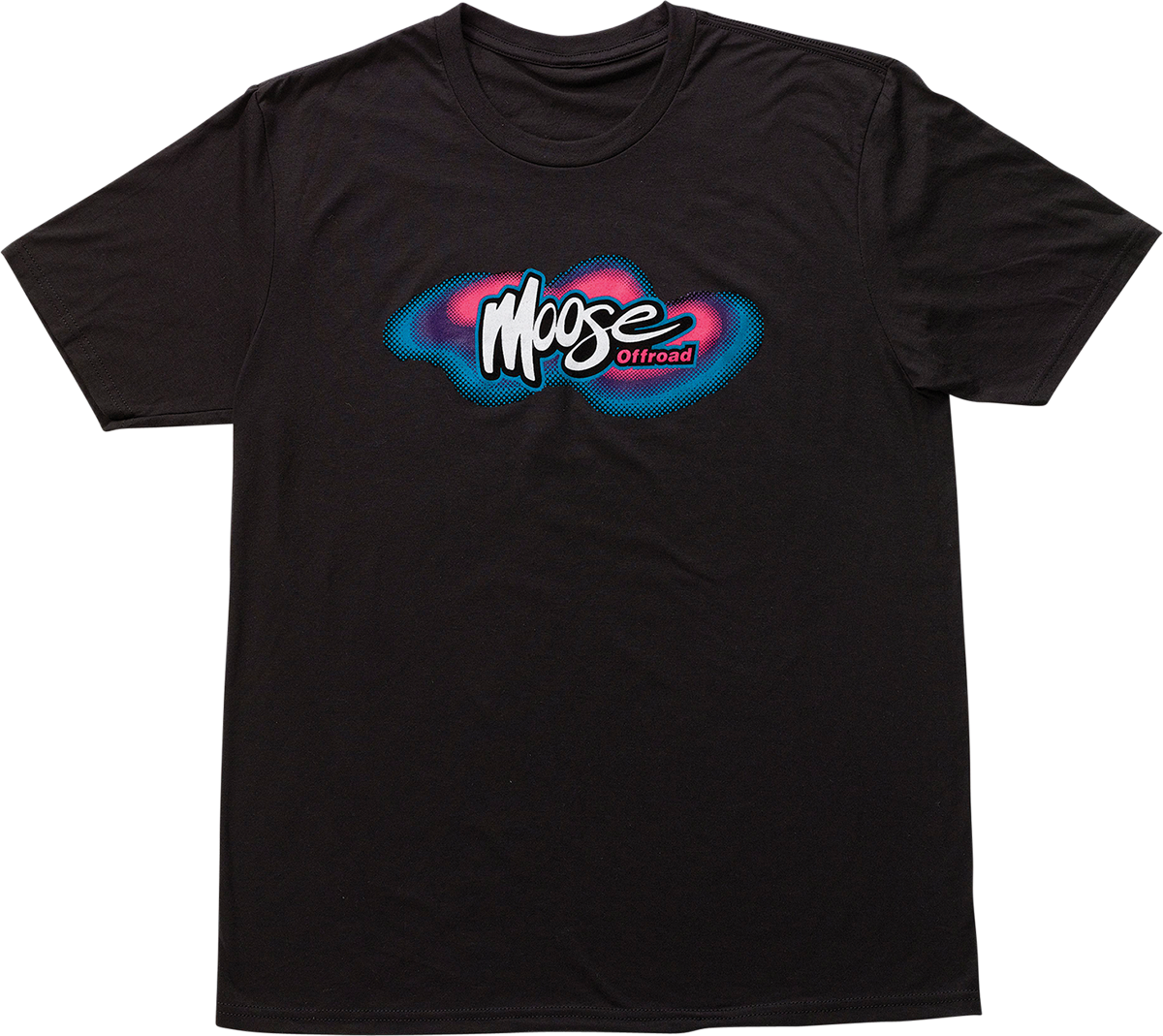 MOOSE RACING Retro Moose T-Shirt - Black - 2XL 3030-21366