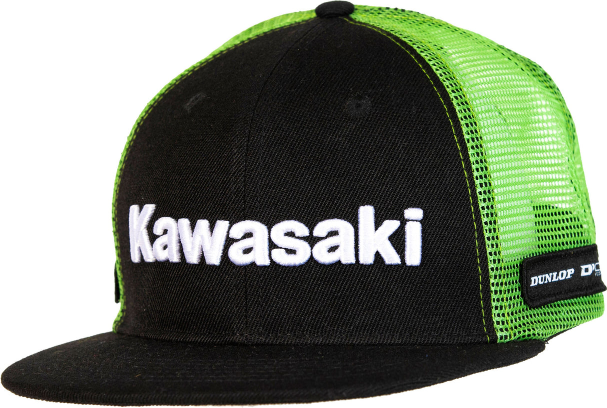 D-COR Kawasaki Hat Line Snapback Black 70-133-1