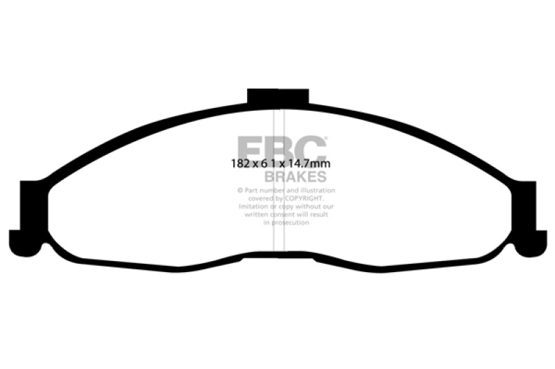 EBC 98-02 Chevrolet Camaro (4th Gen) 3.8 Bluestuff Front Brake Pads DP51239NDX