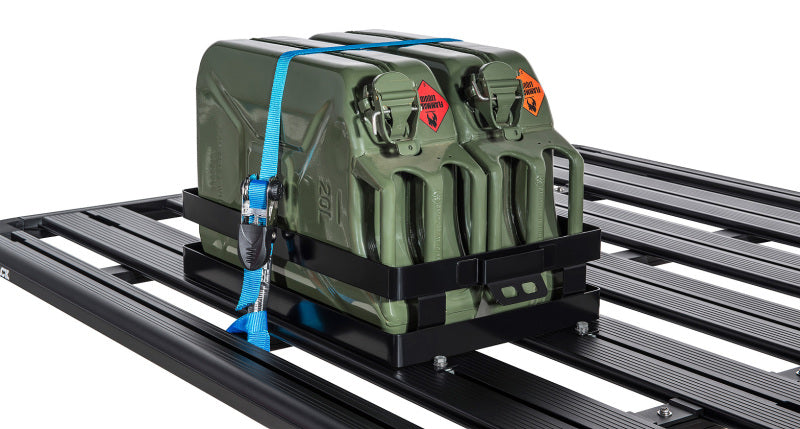 Rhino-Rack Double Horizontal Jerry Can Holder 43152