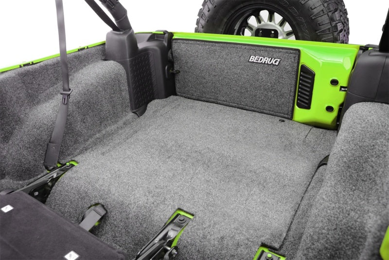 BedRug 07-10 Jeep JK Unlimited 4Dr Rear 5pc Cargo Kit (Incl Tailgate & Tub Liner) BRJK07R4