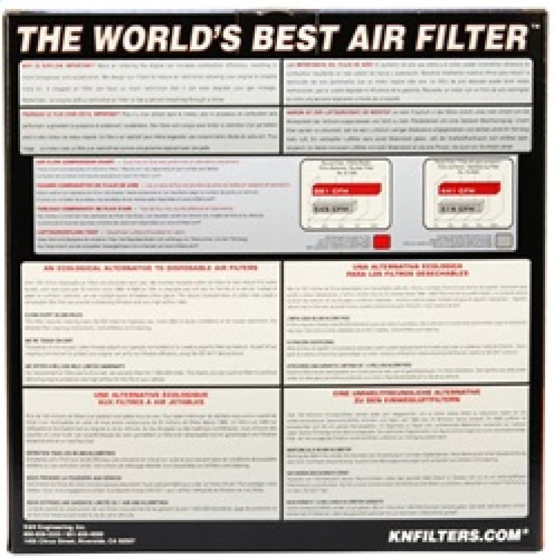 K&N Replacement Air Filter FORD CARS AND TRUCKS, 1977-85 E-1290