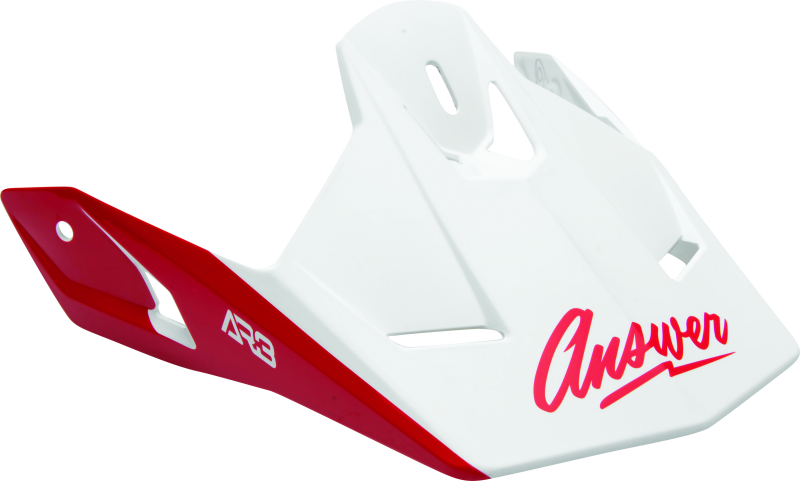 Answer AR3 Pace Visor - White/Red/Blue 446040