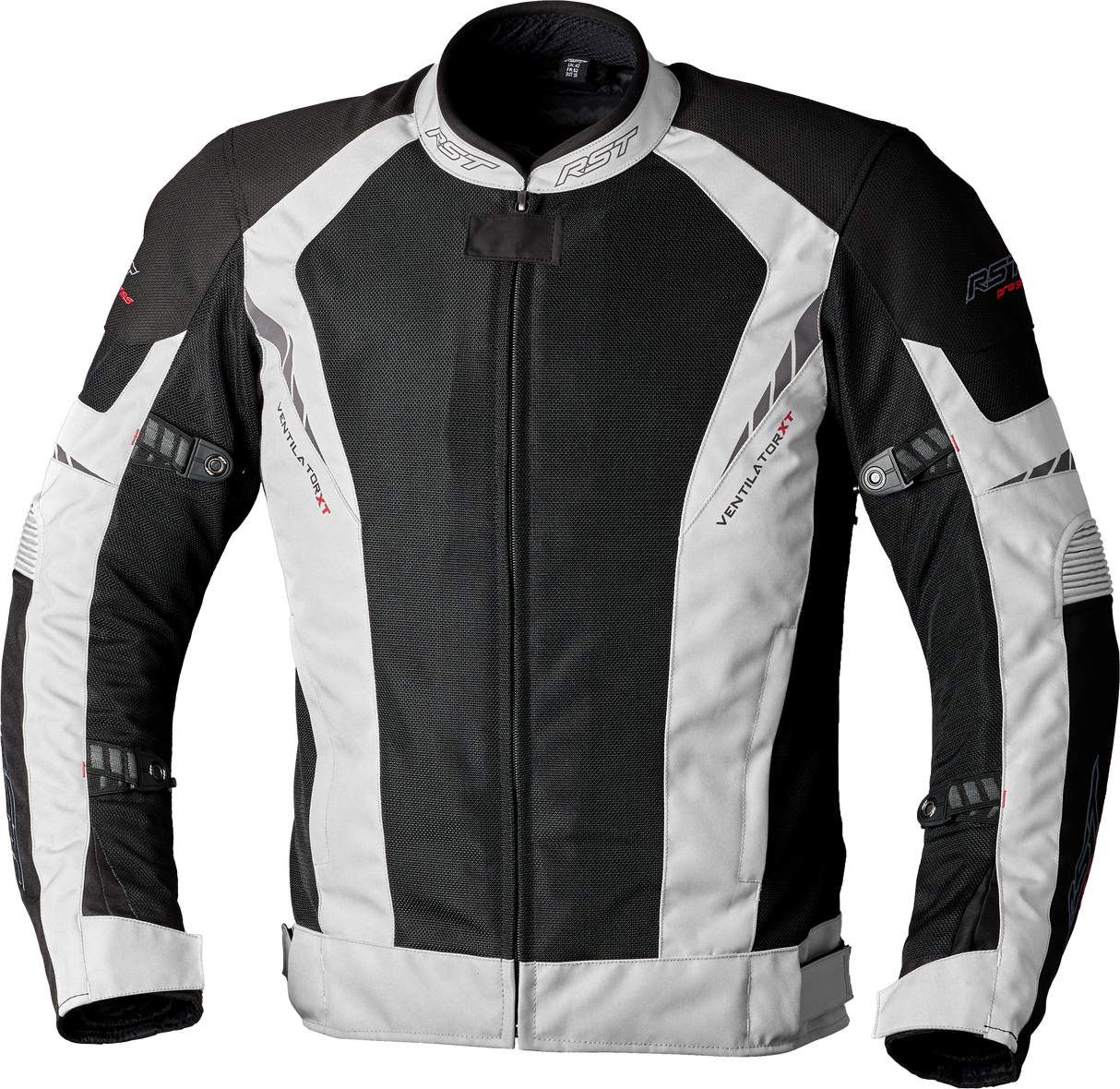 RST Ps Ventilator D3o Jacket Black/Silver Textile Lg 103613SIL-44