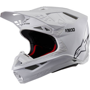 ALPINESTARS Supertech M10 Helmet - Solid - MIPS® - Gloss White - Large 8300323-2180-L