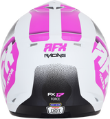 AFX FX-17 Helmet - Force - Pearl White/Fuchsia - Large 0110-5258