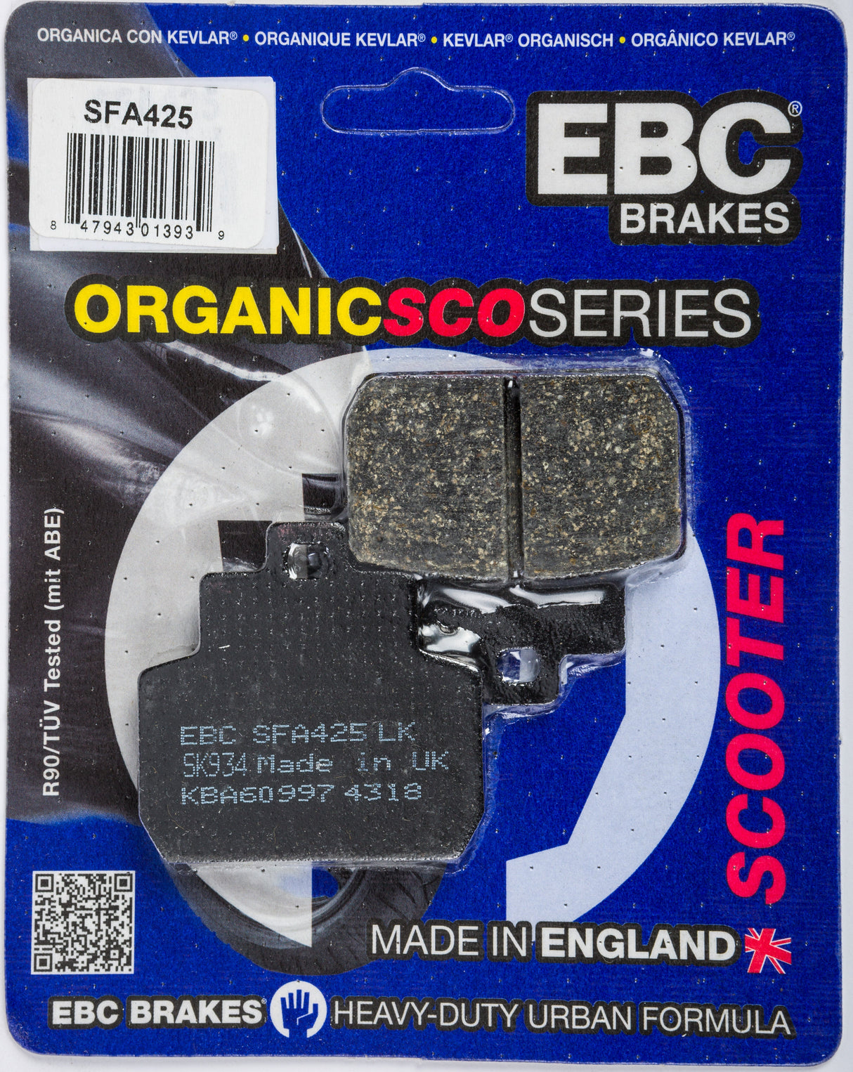 EBC Brake Pads Sfa425 Organic SFA425