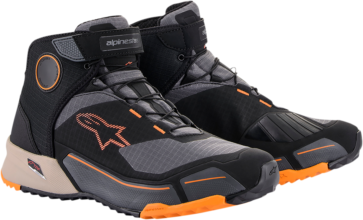 ALPINESTARS CR-X Drystar® Shoes - Black/Brown/Orange - US 8 26118201284-8