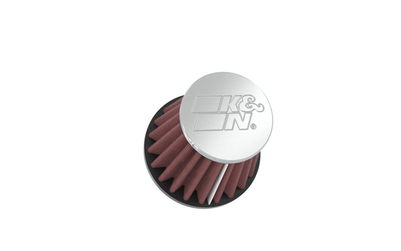 K&N Universal Chrome Filter-Round Tapered-1.688in Flange ID x 2in Top OD x 3in Base OD x 2.75in H RC-1070