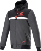 ALPINESTARS Honda Chrome Street Hoodie - Black/Gray/Red - Small 4201323-1908-S