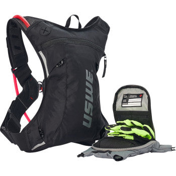 USWE Moto Hydration Pack - 3L - Carbon Black/Gray 2033401 3519-0106