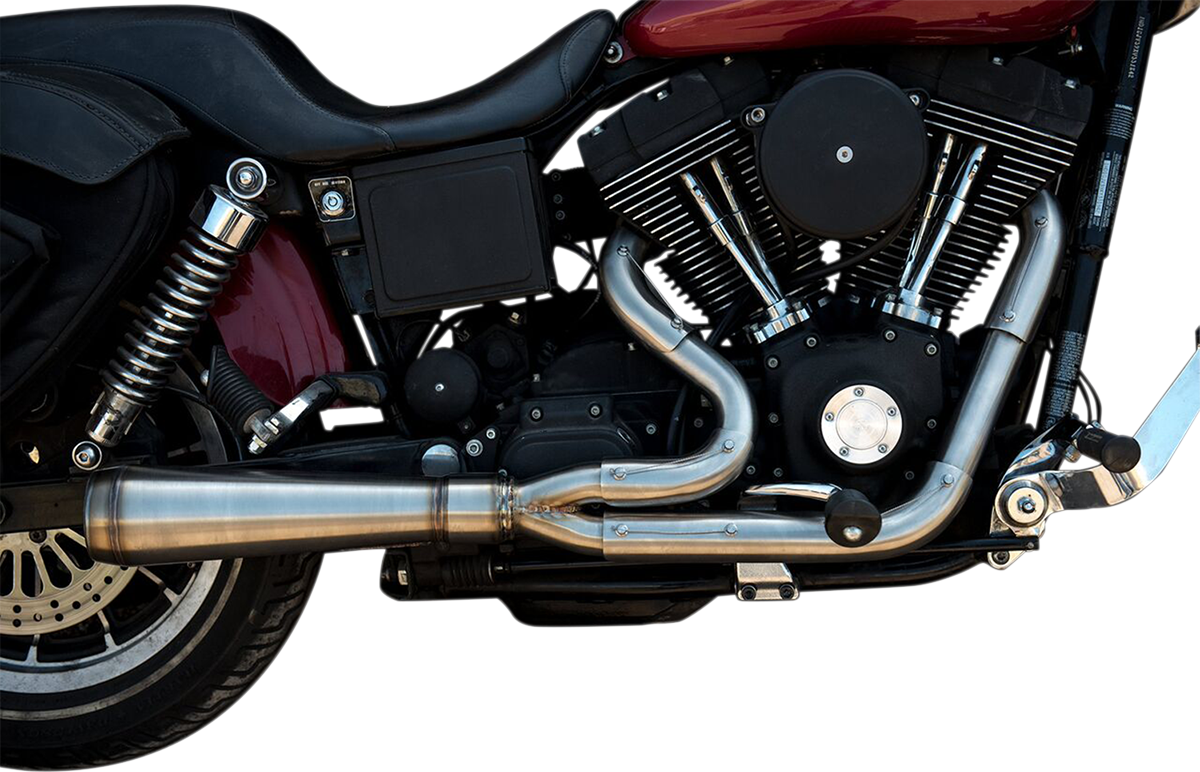 TRASK Assault 2:1 Exhaust - Full Stainless - '91-'05 Dyna TM-5021