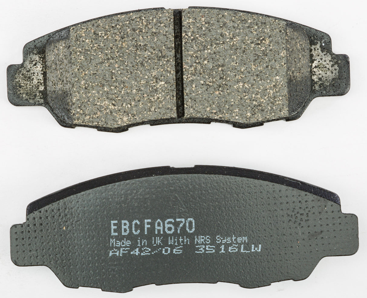 EBC Brake Pads Fa670 Organic FA670