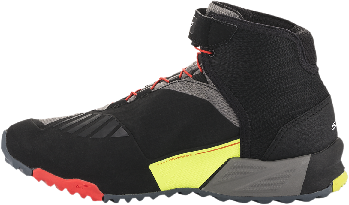 ALPINESTARS CR-X Drystar® Shoes - Black/Red/Yellow Fluorescent - US 9.5 261182015390