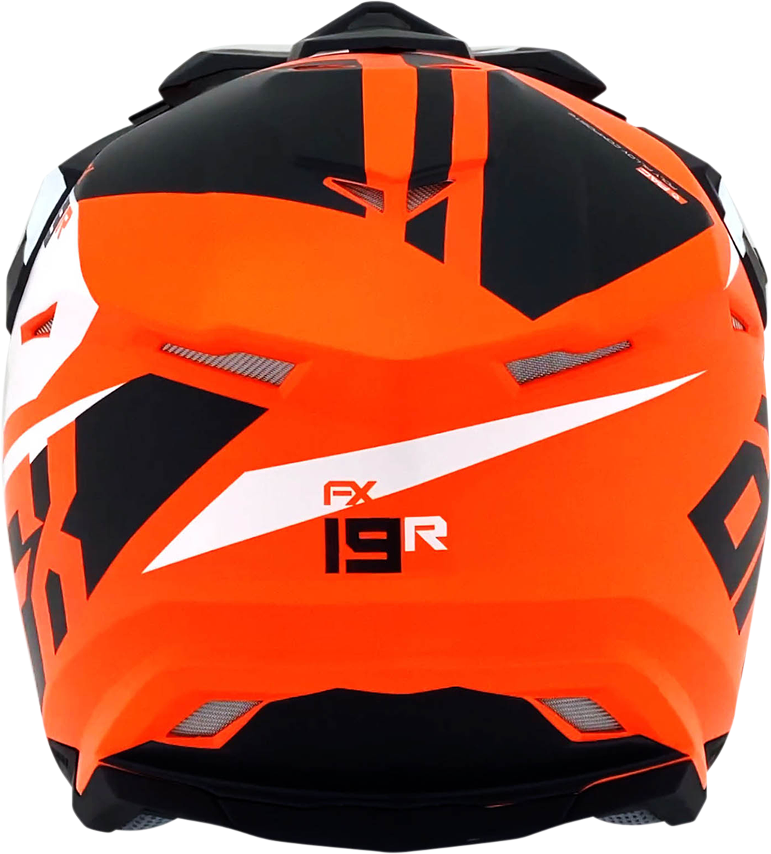 AFX FX-19R Helmet - Racing - Matte Orange - Small 0110-7083