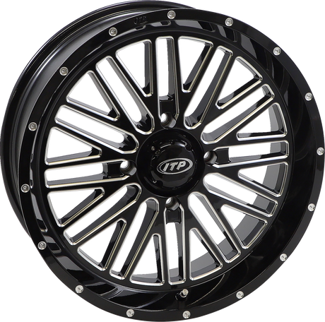 ITP Wheel - Momentum - Front/Rear - Black/Milled - 18x6.5 - 4/137 - 4+2.5 (+10 mm) 1822742731B