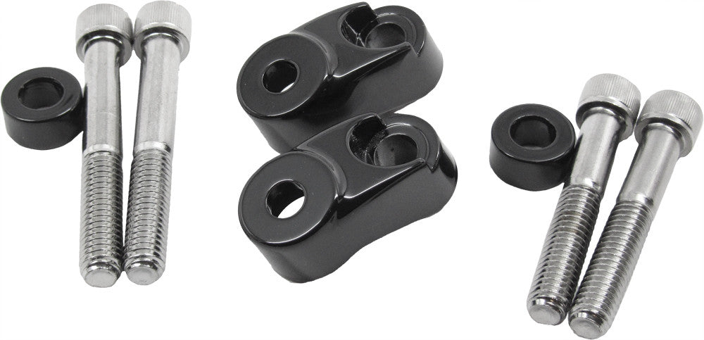 LICKS CYCLESSignal Relocation Bracket Kit (Black)LC-0150