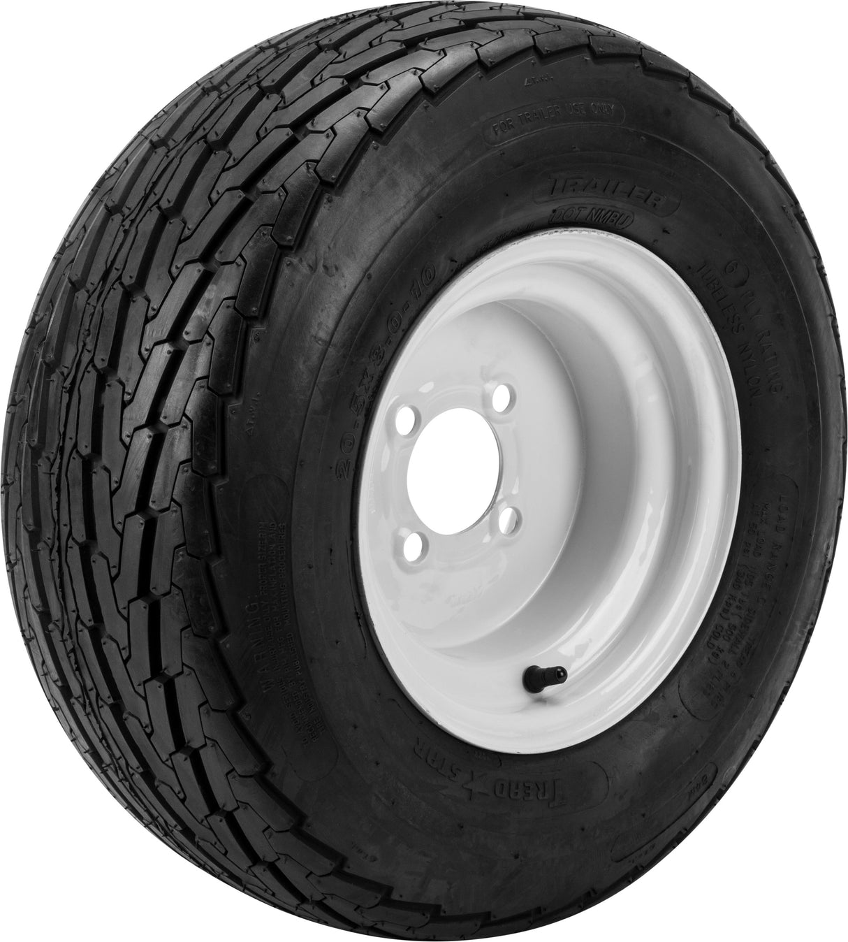 AWC Trailer Tire And Wheel Assembly White TA2210640-70B205C