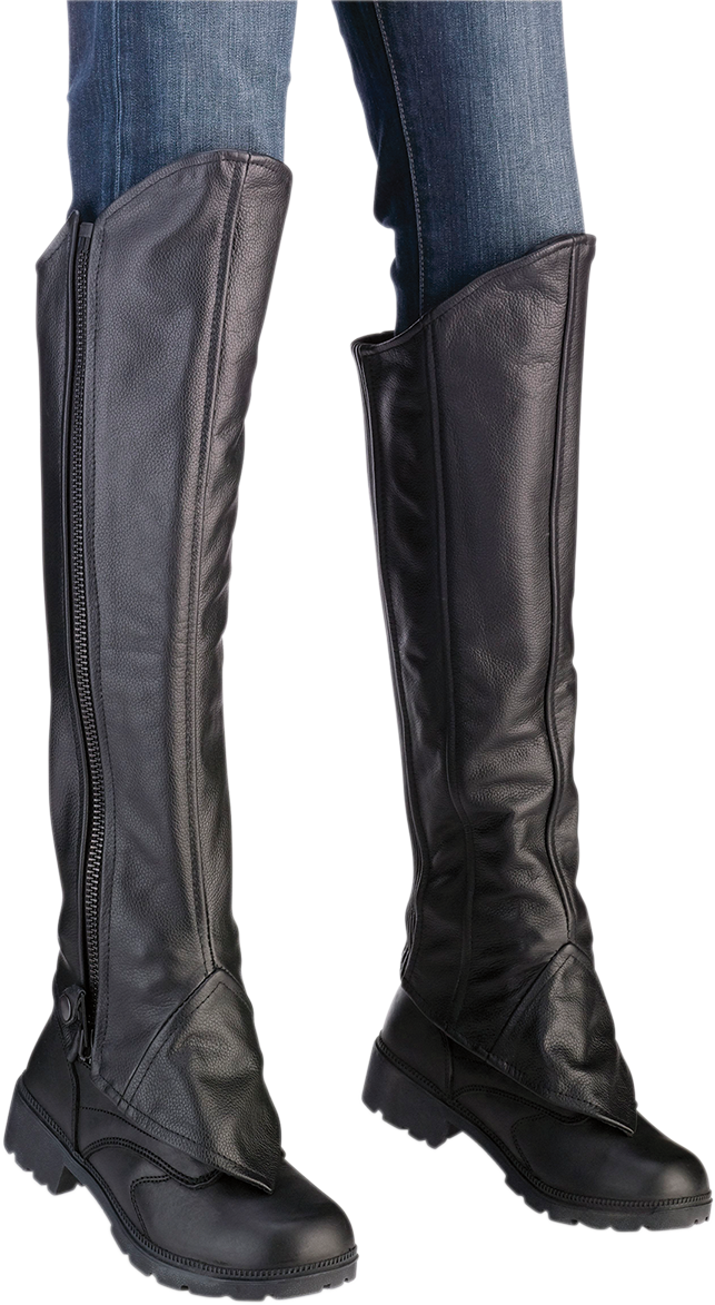 Z1R Women's Half Chaps - Black - S/M 2815-0092