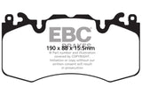 EBC 13+ Land Rover Range Rover 3.0 Supercharged Greenstuff Front Brake Pads DP62064