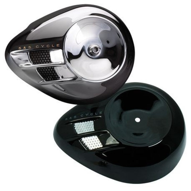 S&S Cycle Air Stream Air Cleaner Cover for all Stealth Applications - Gloss Black 170-0396