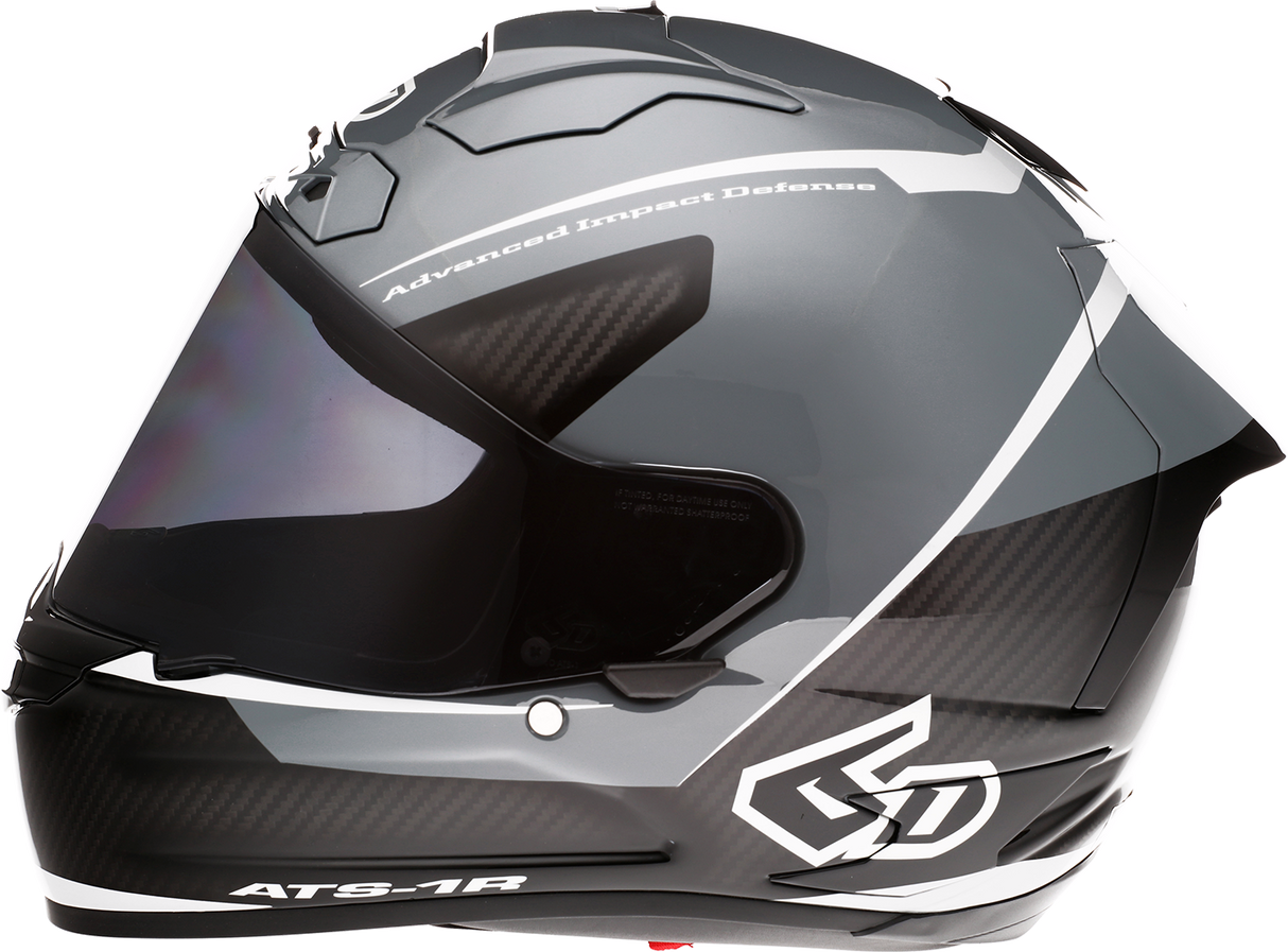 6D ATS-1R Helmet - Alpha - Silver - 2XL 30-0589