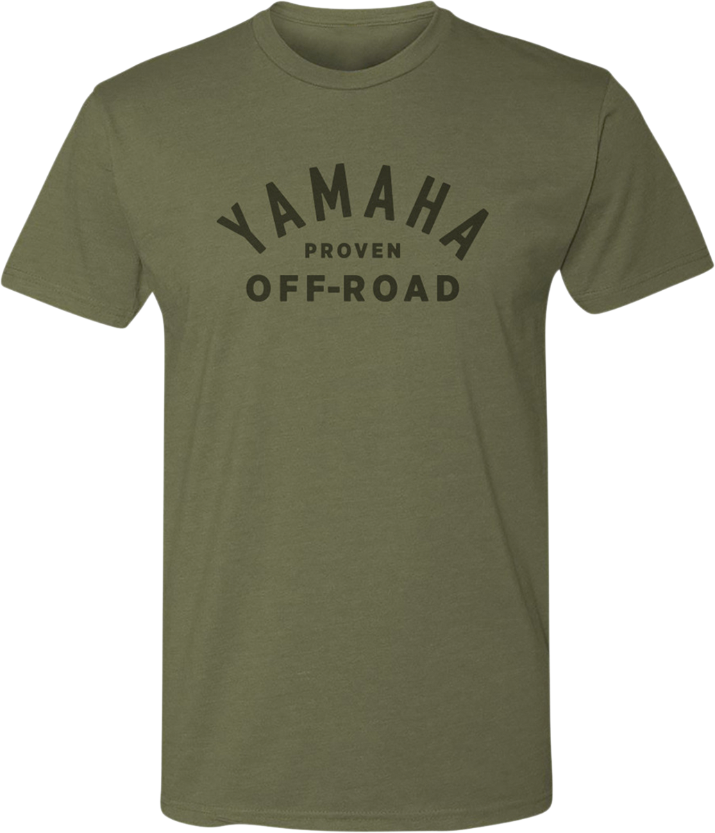 YAMAHA APPAREL Yamaha Proven Off-Road T-Shirt - Olive Green - Large NP21S-M1800-L