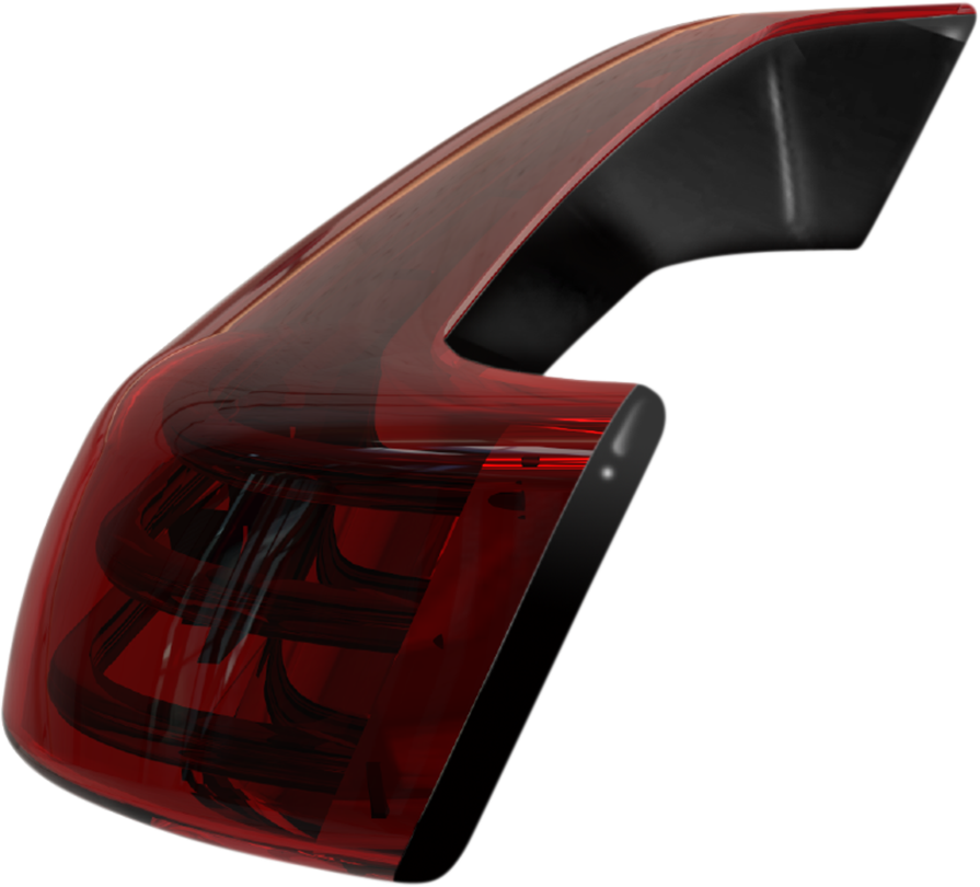 CUSTOM DYNAMICS Saddlebag Lights - BCM - Black/Red PB-SB-BCM-BR