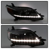 Spyder Toyota Sienna 2011-2014  Projector Headlights - DRL LED - Black PRO-YD-TSEN11-DRL-BK 5083982