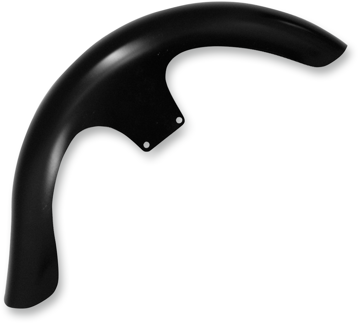 KLOCK WERKS Lil' Wrapper Front Fender Kit - For Raked Trees - Black - Steel - 23" KWF-01-0246