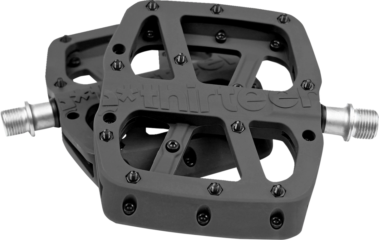 E*THIRTEEN Base Pedals - Flat - Black PD2USA-100