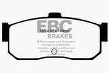 EBC 91-97 Infiniti G20 2.0 Yellowstuff Rear Brake Pads DP4889R