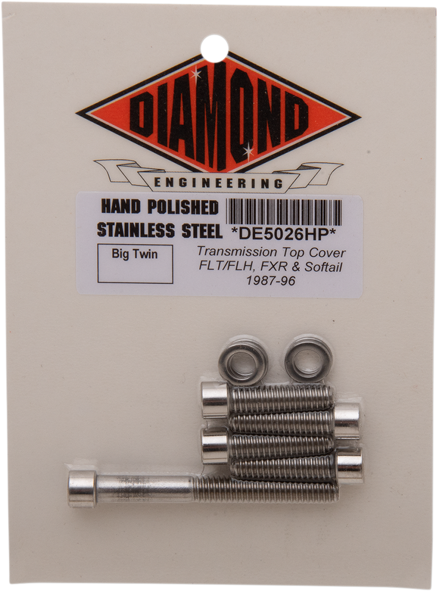 DIAMOND ENGINEERING Bolt Kit - Transmission Top - Touring DE5026HP