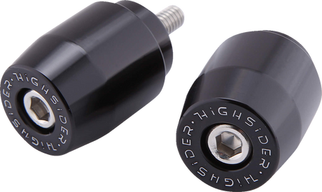 HIGHSIDER Bar End Weights - M6 - Black - Yamaha 161-047