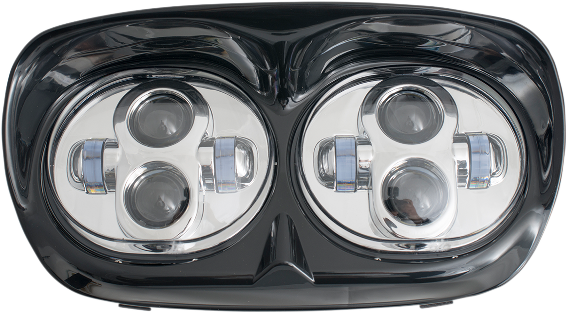 RIVCO PRODUCTS LED Headlight Assembly - Road Glide - Chrome LED-145C