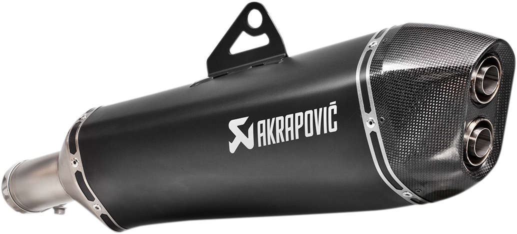 AKRAPOVIC Muffler - Titanium - Black F700GS/F800GS  S-B8SO6-HZAABL 1811-3249