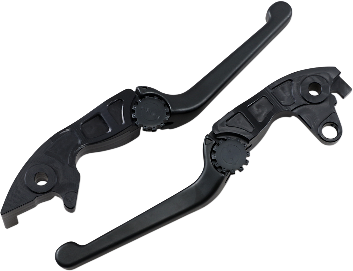 POWERSTANDS RACING Lever Set - Anthem - Black 00-07250-22