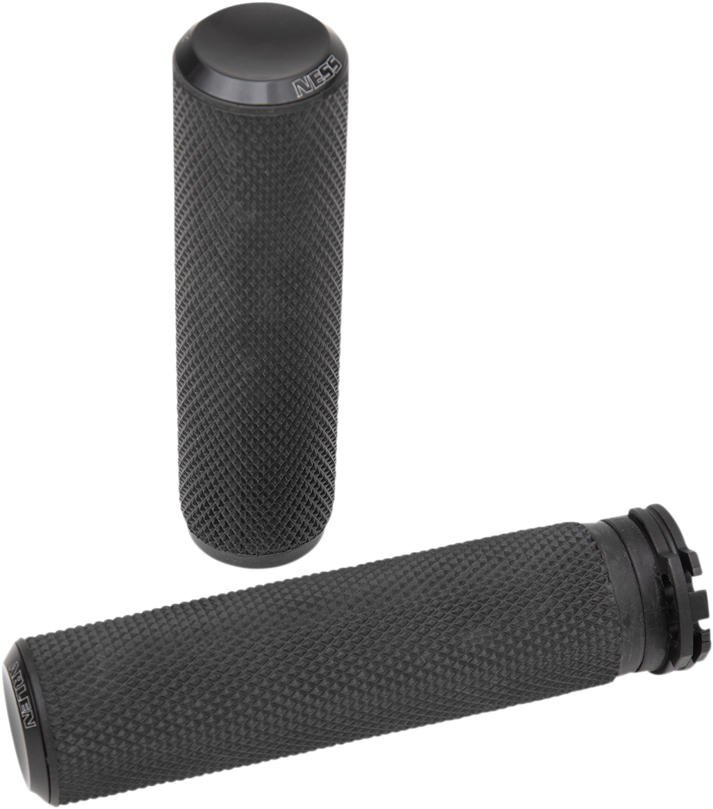 ARLEN NESS Grips - Knurled - Cable - Black 07-325