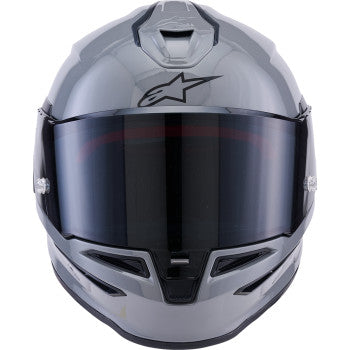 ALPINESTARS Supertech R7 Helmet - 22.06 - Solid - Gloss Gray - XS 8202126-1635-XS