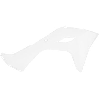 CYCRA Replica Radiator Shrouds - White - Kawasaki KX 450 2024 1CYC-1872-30