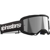 ALPINESTARS GOGGLES Vision 3 Goggle - Wordmark - Black - Silver Mirror 5103225-1456