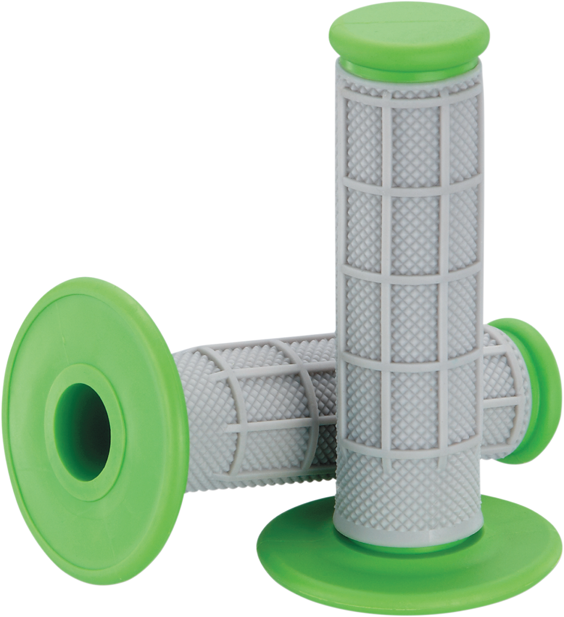 MOOSE RACING Grips - Qualifier - Half Waffle - Green 1MG0715-EGM