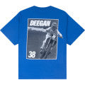 Deegan Apparel MX2 T-Shirt - Blue - 2XL DMTSS3026RYL2XL