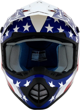 AFX FX-17 Helmet - Flag - White - Large 0110-2377