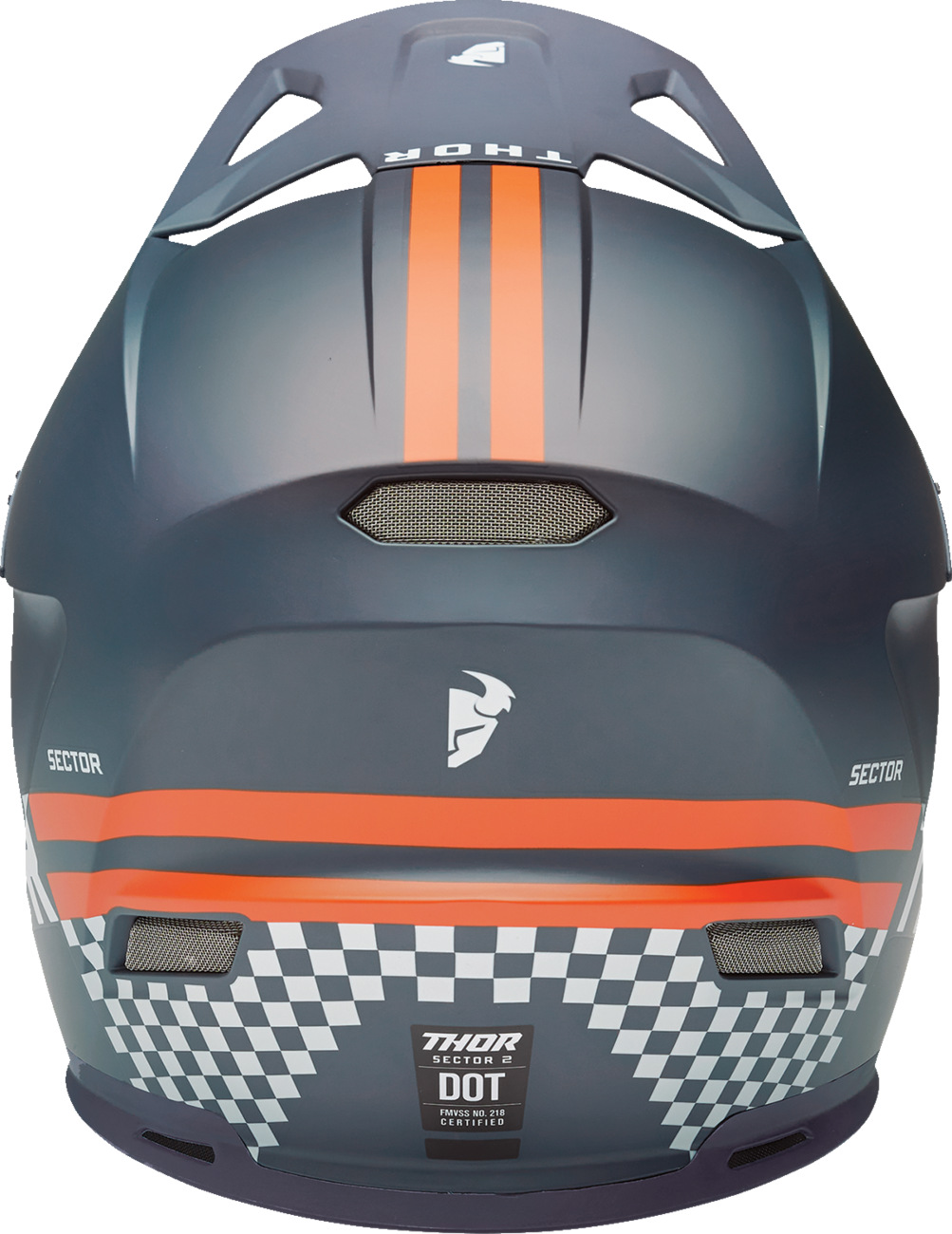 THOR Sector 2 Helmet - Combat - Midnight/Orange - XS 0110-8137