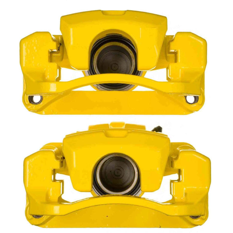 Power Stop 17-20 Toyota 86 Rear Yellow Caliper w/Bracket (Pair)